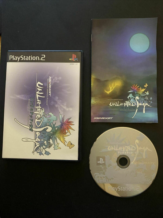 Unlimited Saga - PlayStation PS2 NTSC-J Japan with Manual RPG Game