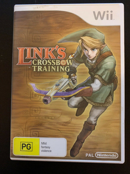 Link's Crossbow Training - Nintendo Wii PAL Game with Manual