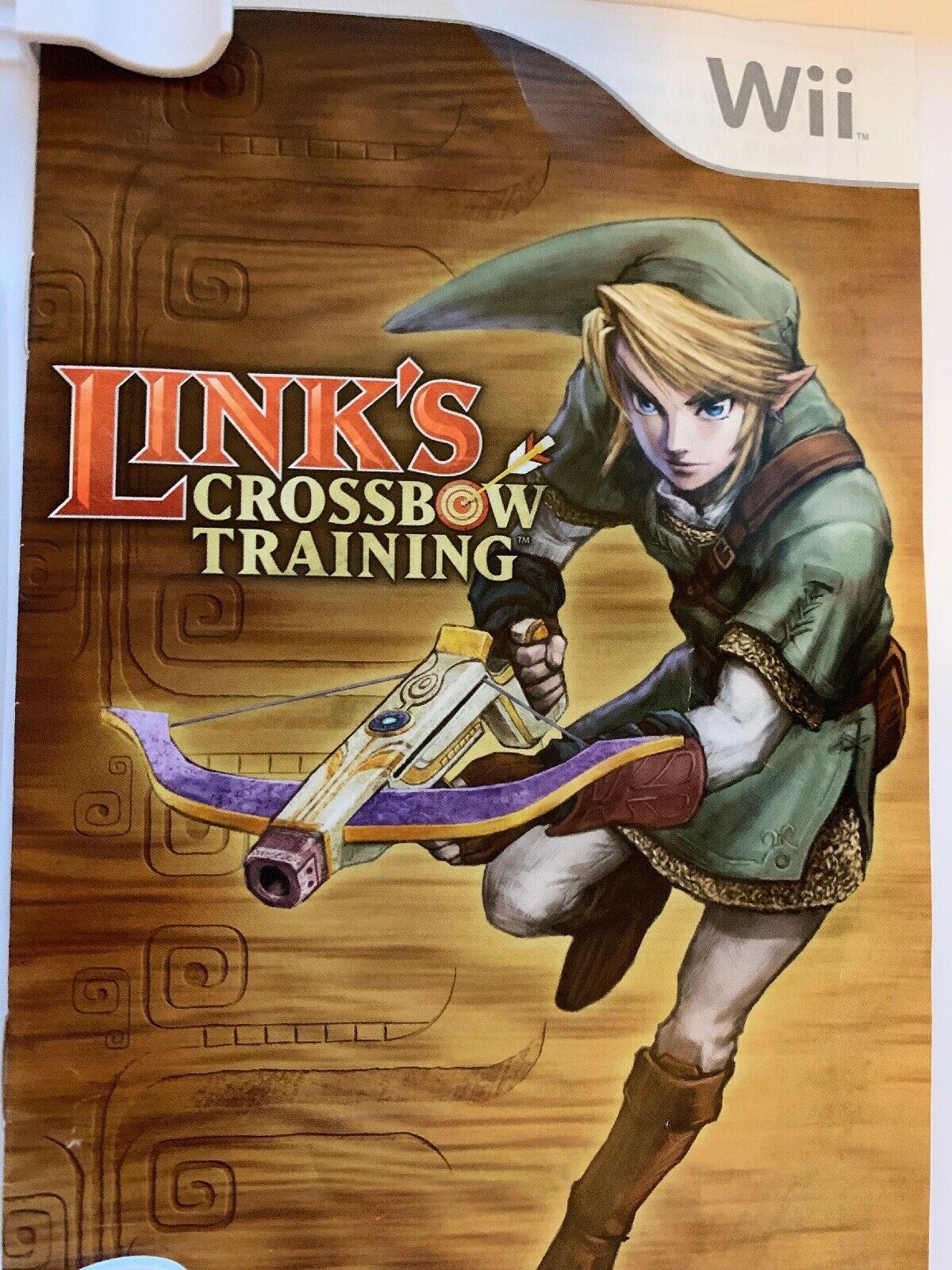 Link's Crossbow Training - Nintendo Wii PAL Game with Manual