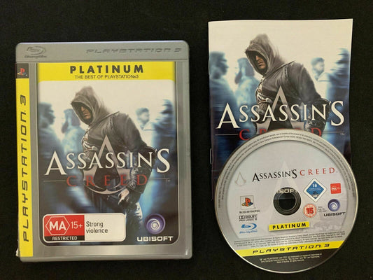 Assassin's Creed for Playstation 3 (PLATINUM EDITION) - with Manual