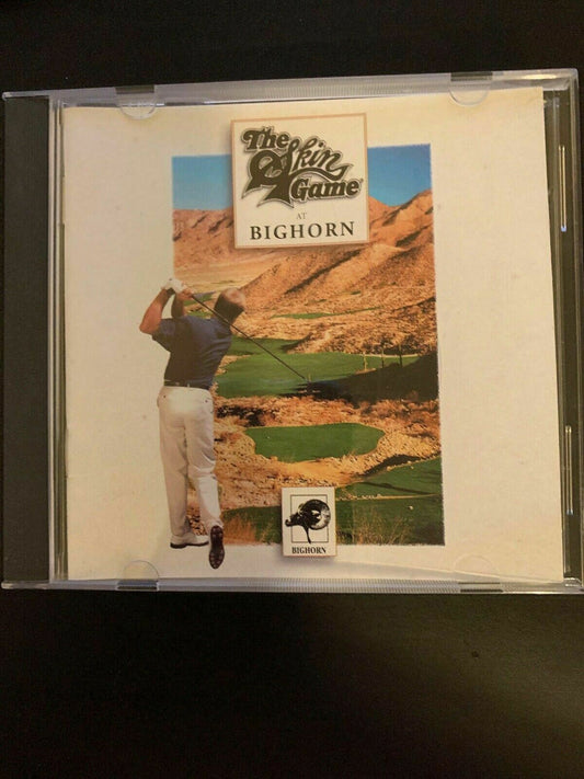 The Skin Game At Bighorn - PC Cdrom Vintage DOS Golf Game With Manual 1995