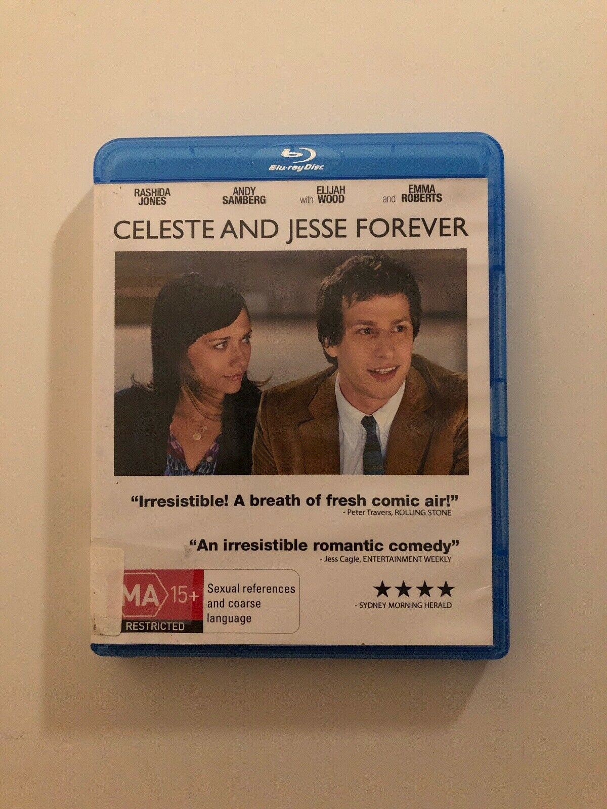 Celeste And Jesse Forever (Blu-ray, 2012) Elijah Wood, Rashida Jones. Region B