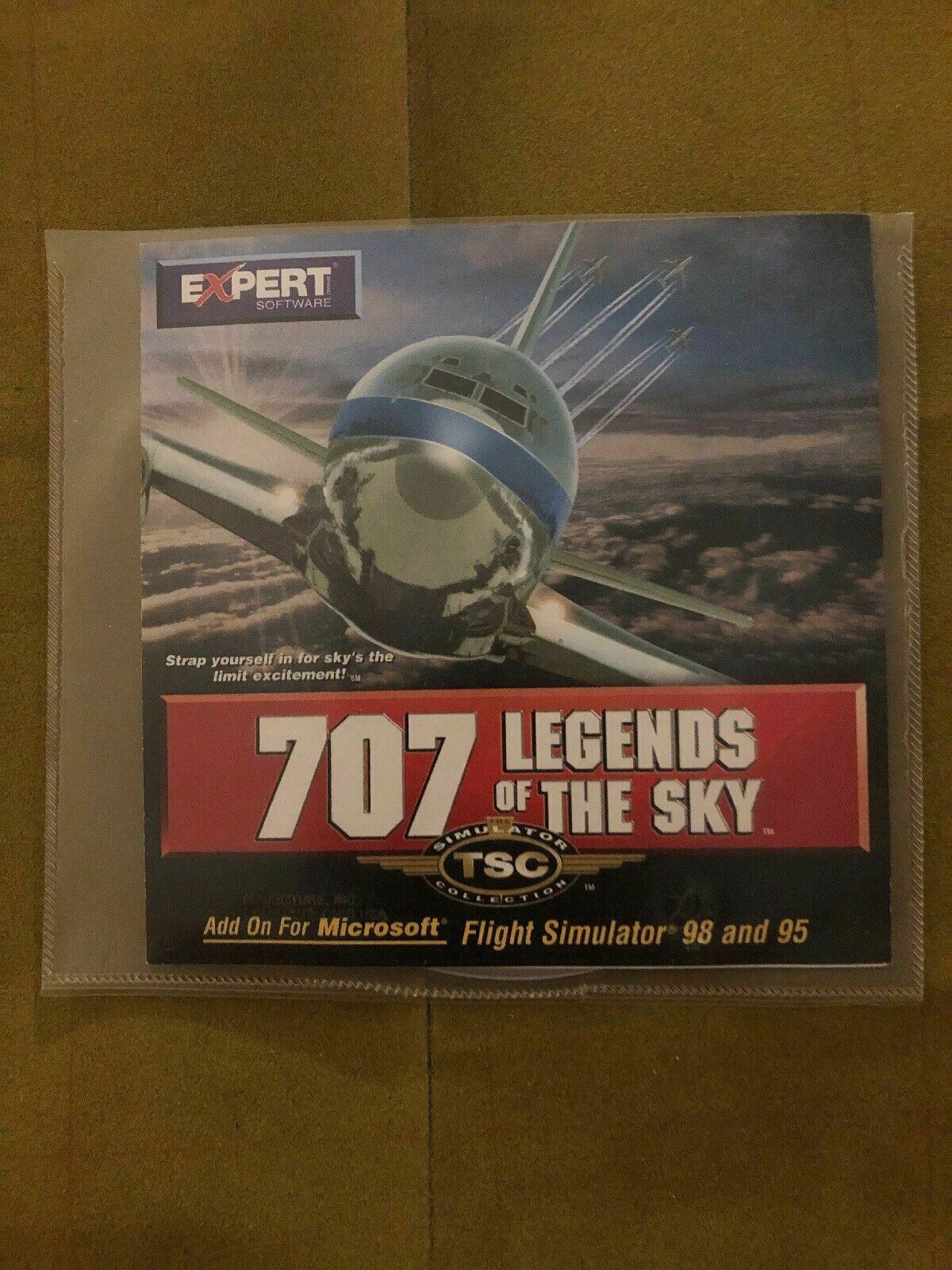 707 Legends Of The Sky 1998 - PC CDROM Add On For Flight Simulator 95 & 98