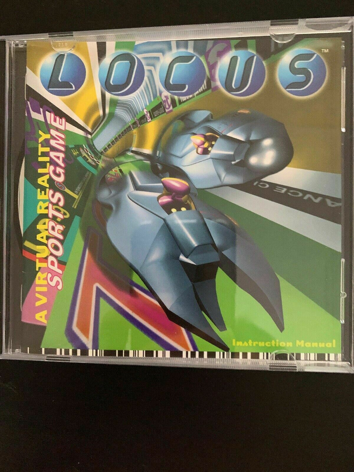 Locus - PC CD-ROM 1995 A Virtual Reality Sports Racing Windows 95 DOS