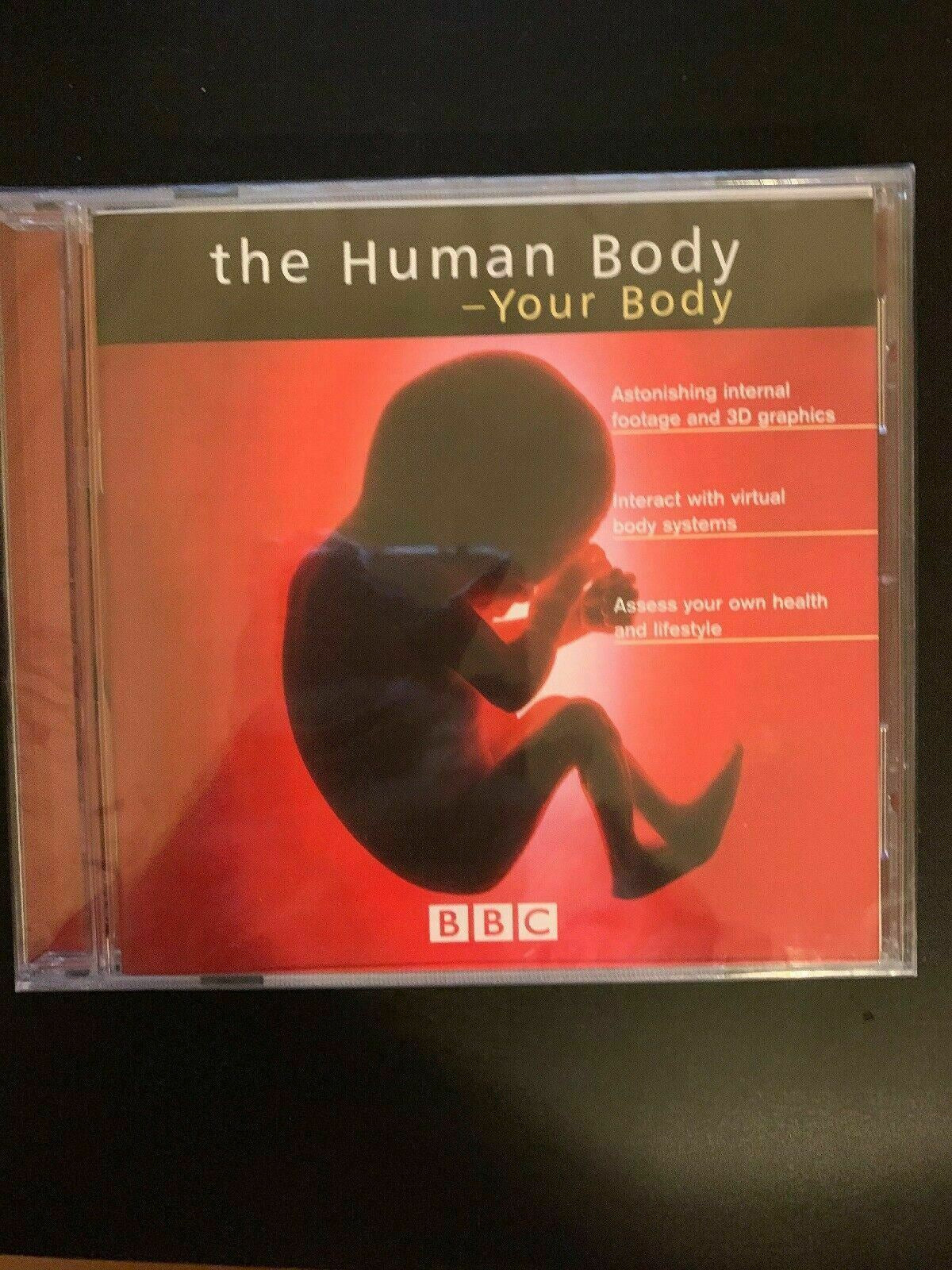 *New Sealed* The Human Body - Your Body BBC - PC Cdrom Windows 95 Education 1998