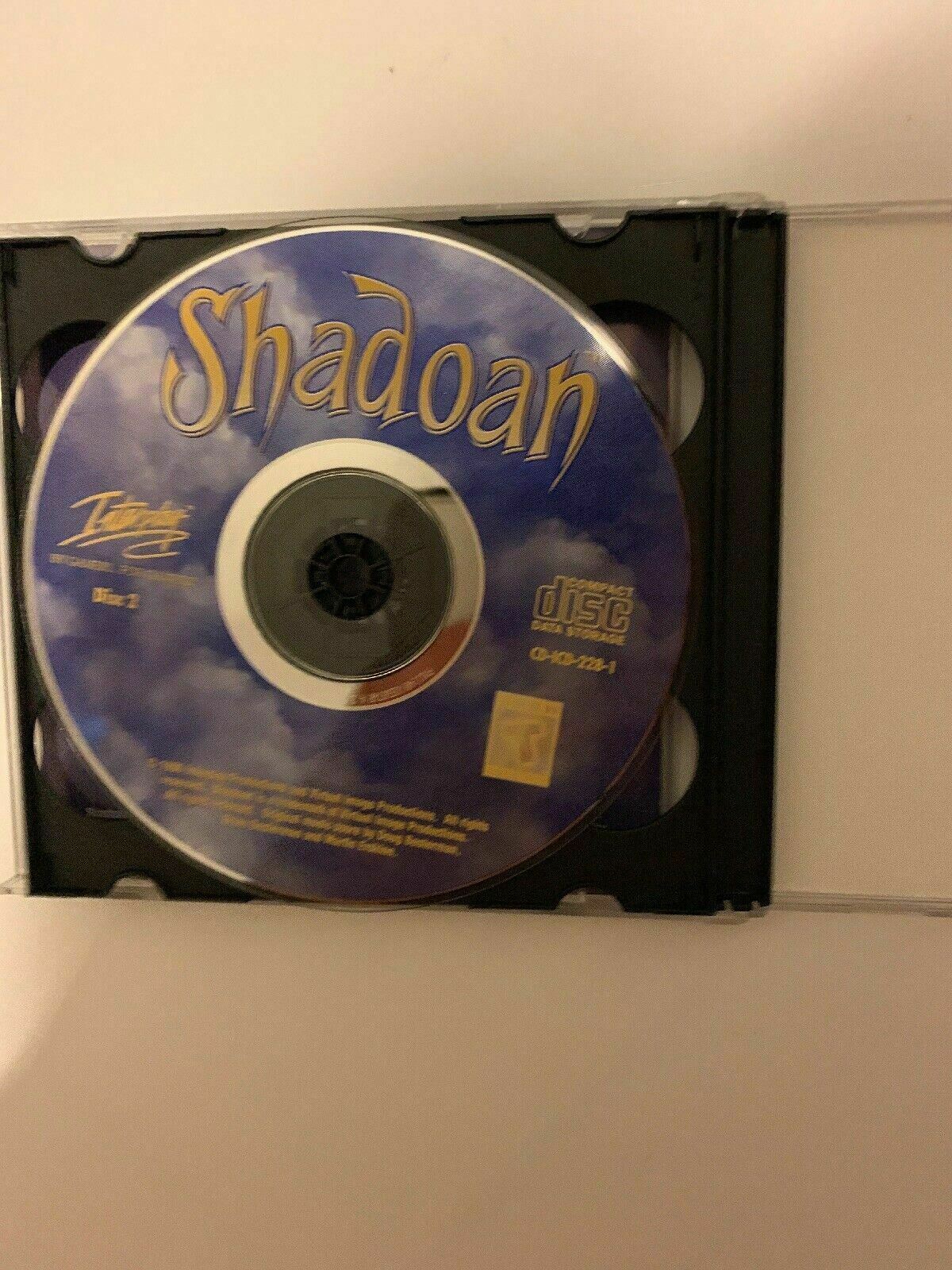 RARE Shadoan - PC CD Animated Adventure Vintage 1996 Game Dragons Lair Sequel