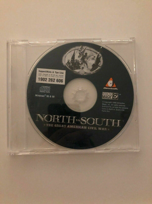 North vs South The Great American Civil War -  PC 1998 CD ROM Game