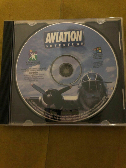 Aviation Adventure - PC CDROM Windows 1995 game