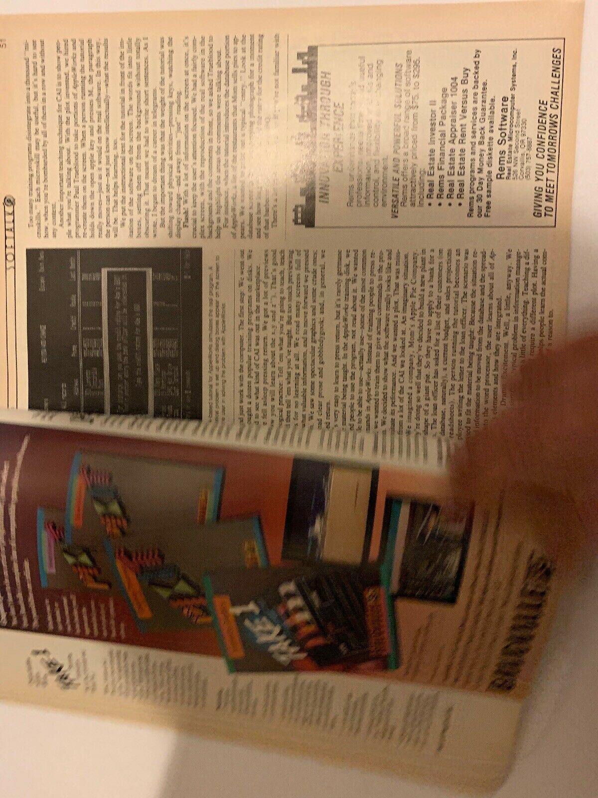 Vintage Apple Softalk Magazine July 1984 Volume 4 Scouting With Apples Computer