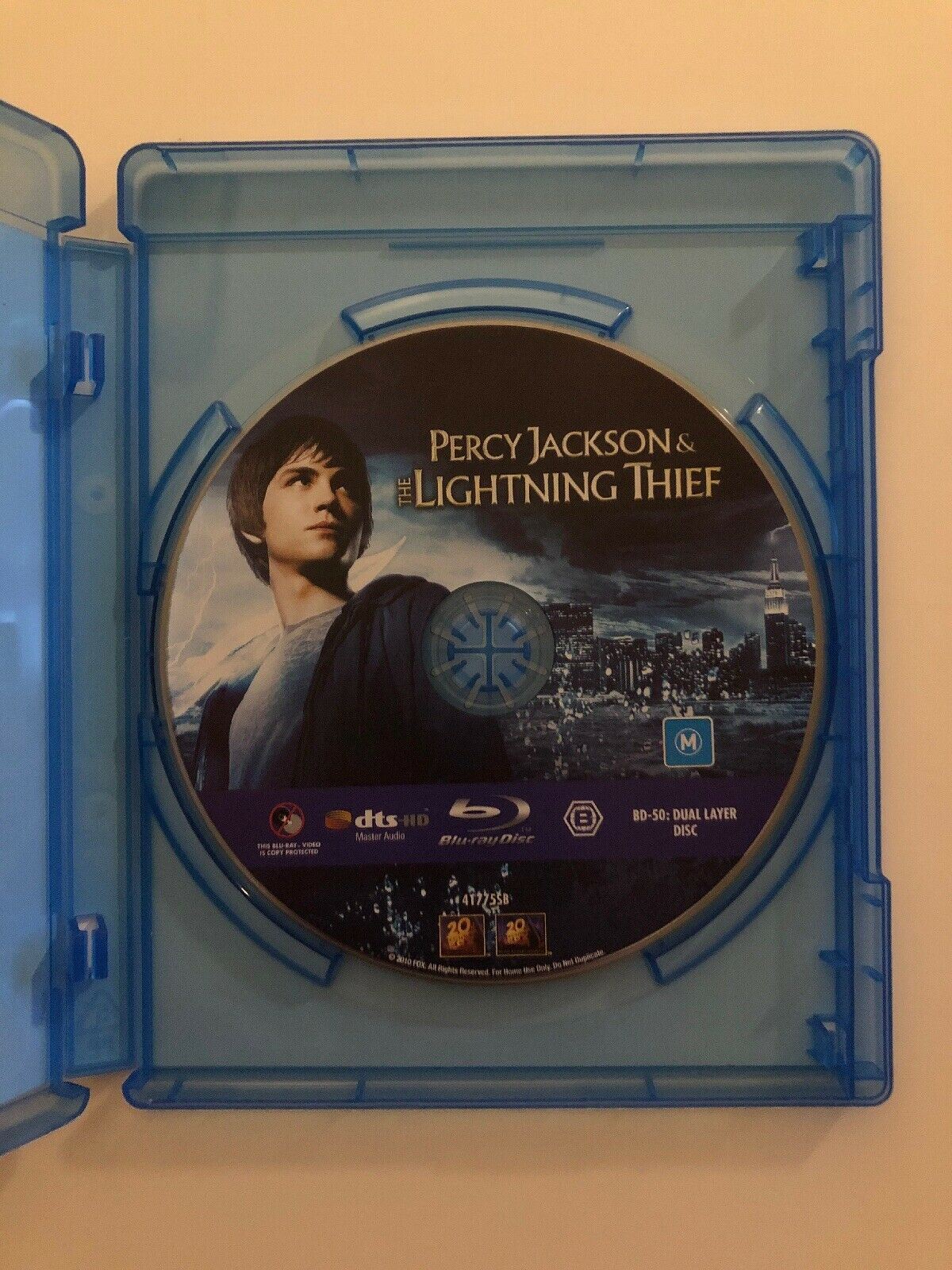 Percy Jackson And The Lightning Thief (Blu-ray, 2010) Region B