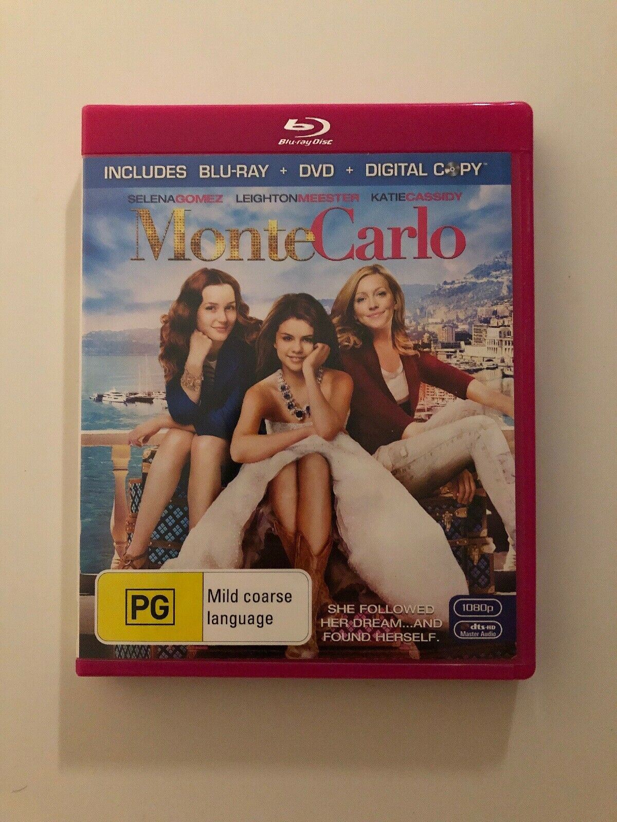 Monte Carlo (Blu-ray, 2011, 2-Disc Set) Selena Gomez, Leighton Meister. Region B