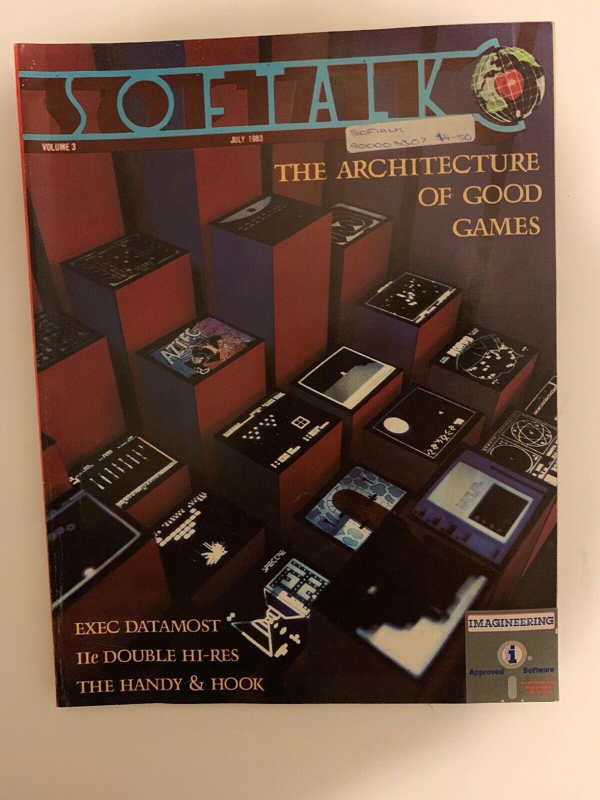 Vintage Apple Softalk Magazine July 1983 Volume 3 - Architecture Of Good Games