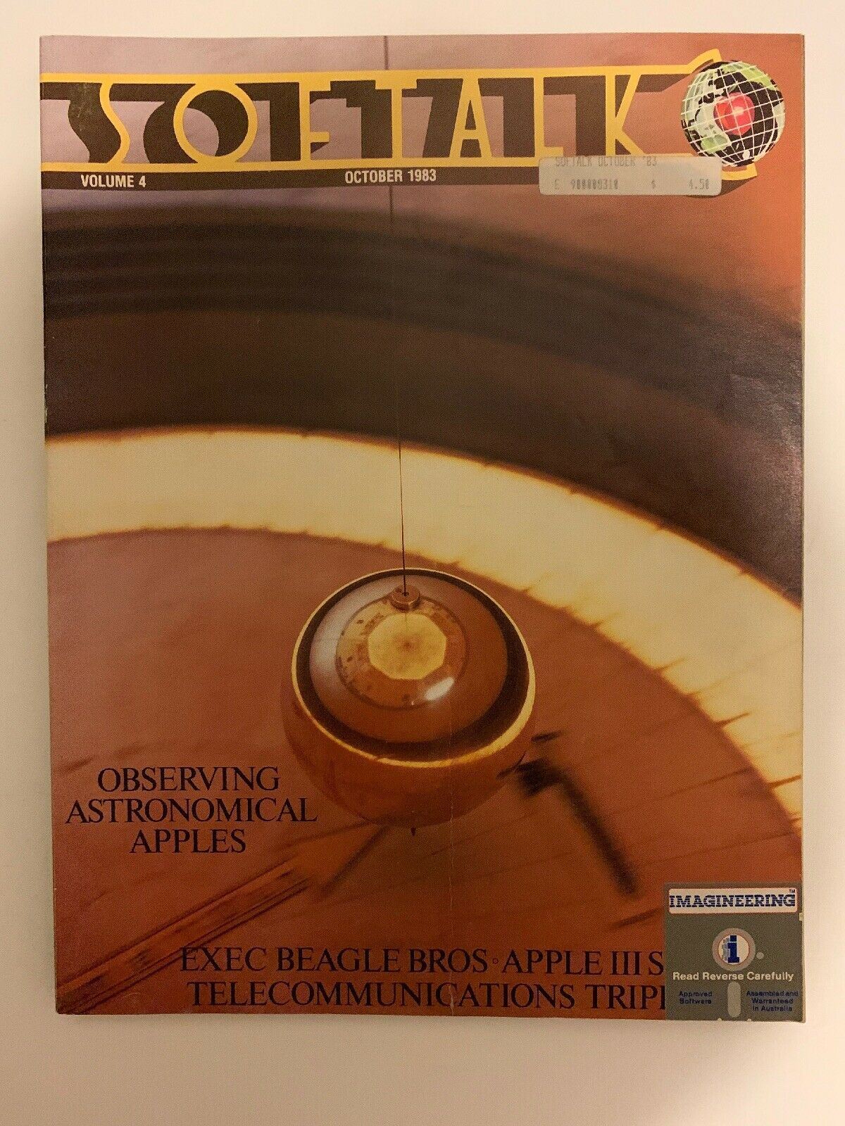 Vintage Apple Softalk Magazine October 1983 Volume 4 Observing Atomica ...
