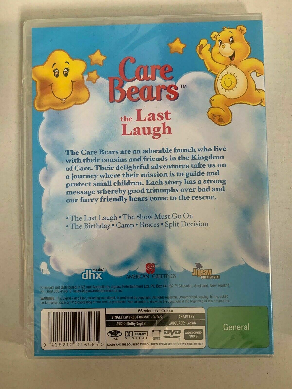 *New Sealed* Care Bears - Adventures in Care-A-Lot & The Last Laugh (D ...