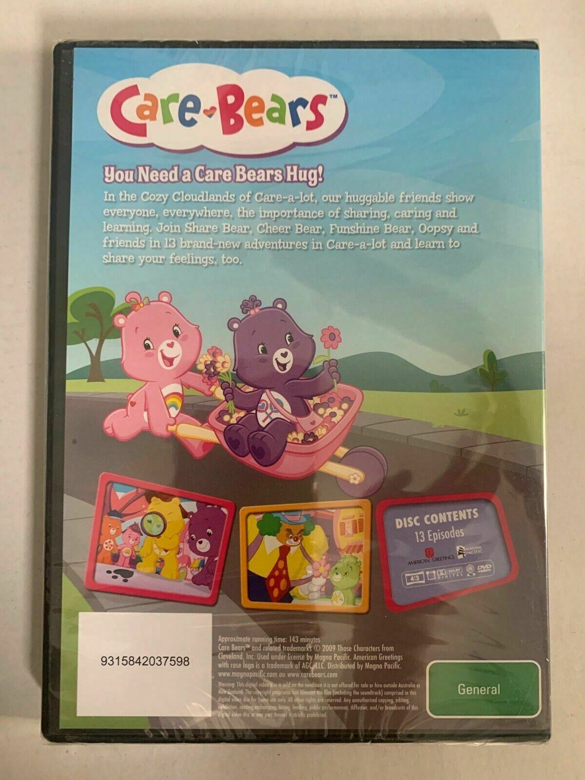 *New Sealed* Care Bears - Adventures in Care-A-Lot & The Last Laugh (DVD,2-Disc)