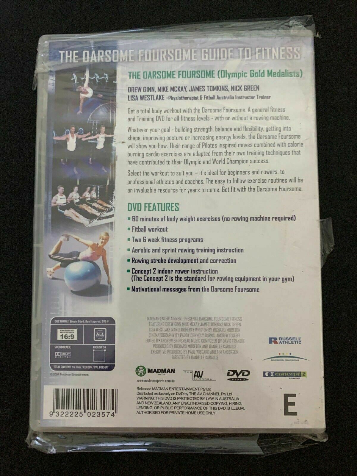 *New Sealed* Oarsome 4some Fitness (DVD) All Regions