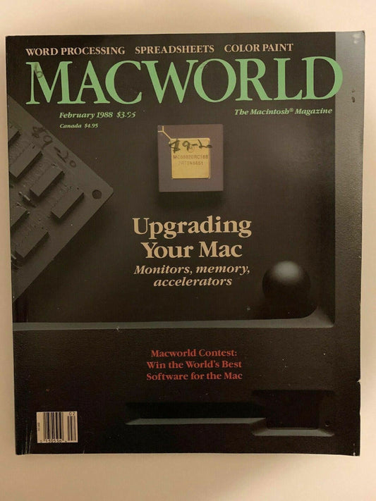 Vintage Apple Macworld Magazine February 1988 The Apple McIntosh