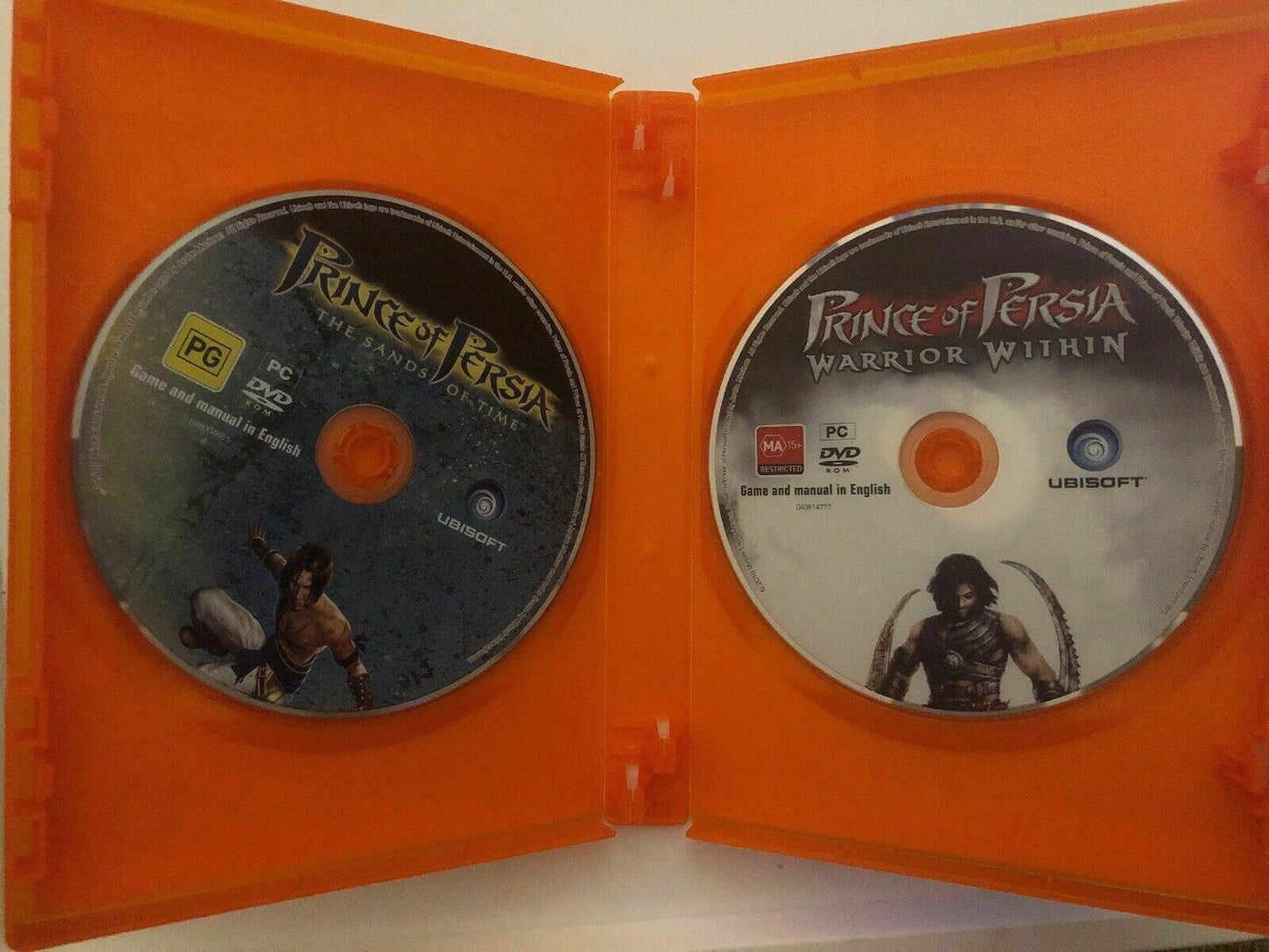 2x Prince Of Persia: Sands Of Time & Warrior - PC Windows Games Action Adventure