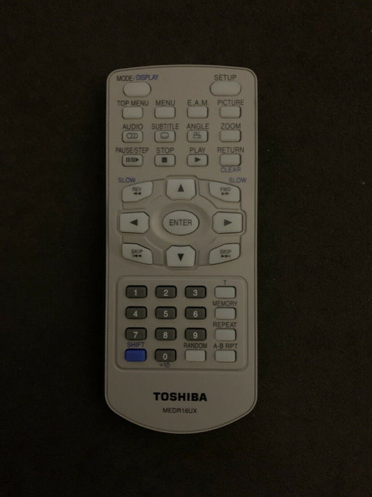 Genuine Toshiba DVD Remote Control MEDR16UX Original OEM