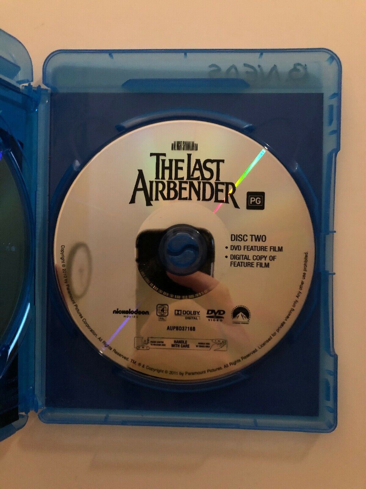 The Last Airbender (Blu-ray, 2010, 2-Disc Set) Region B