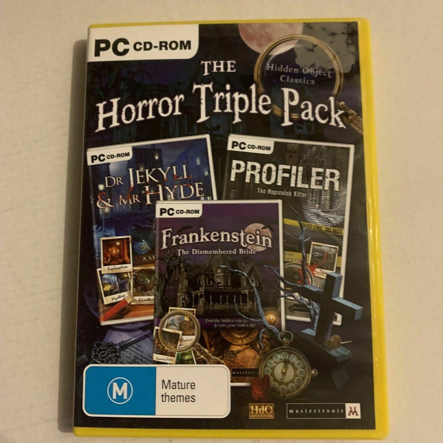 3 Hidden Object Games: Dr Jekyll & Mr Hyde, Profiler, Frankenstein - PC Windows