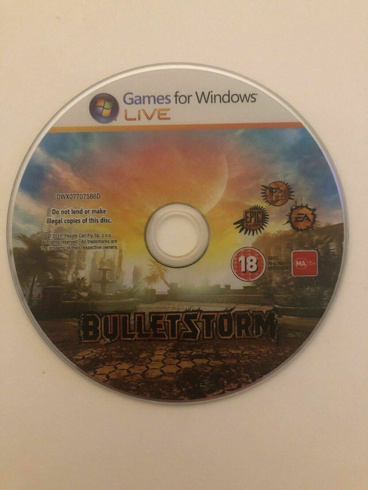 Bulletstorm - PC DVD FPS Action Adventure Windows Game