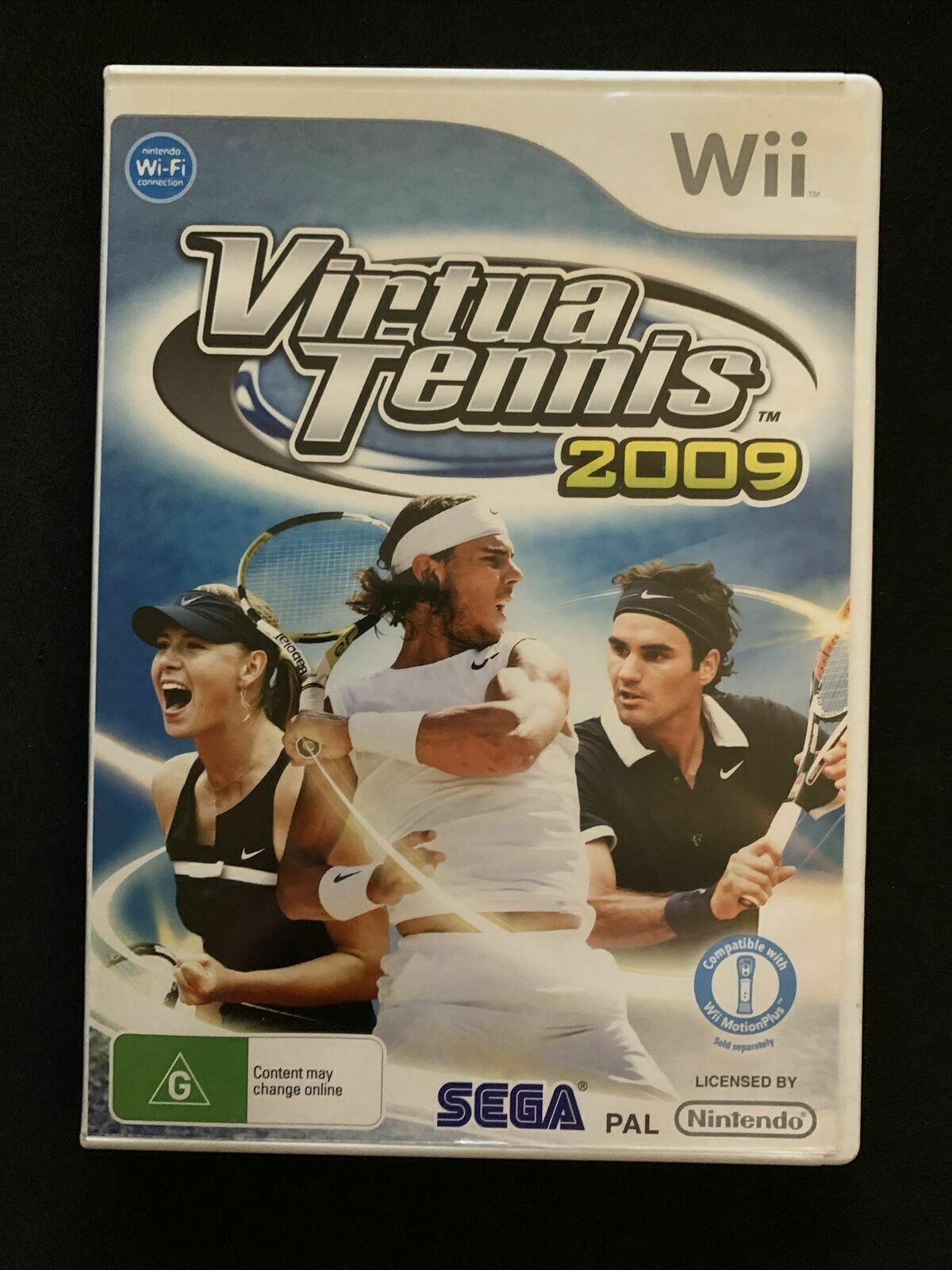 Virtua Tennis 2009 - Nintendo Wii PAL with Manual