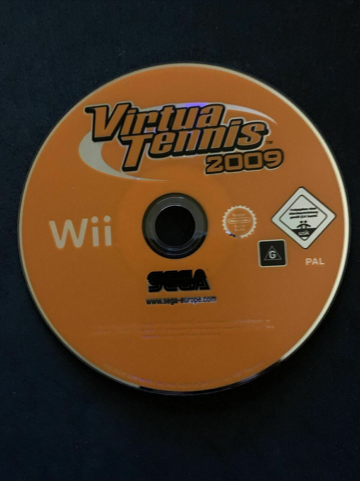 Virtua Tennis 2009 - Nintendo Wii PAL with Manual