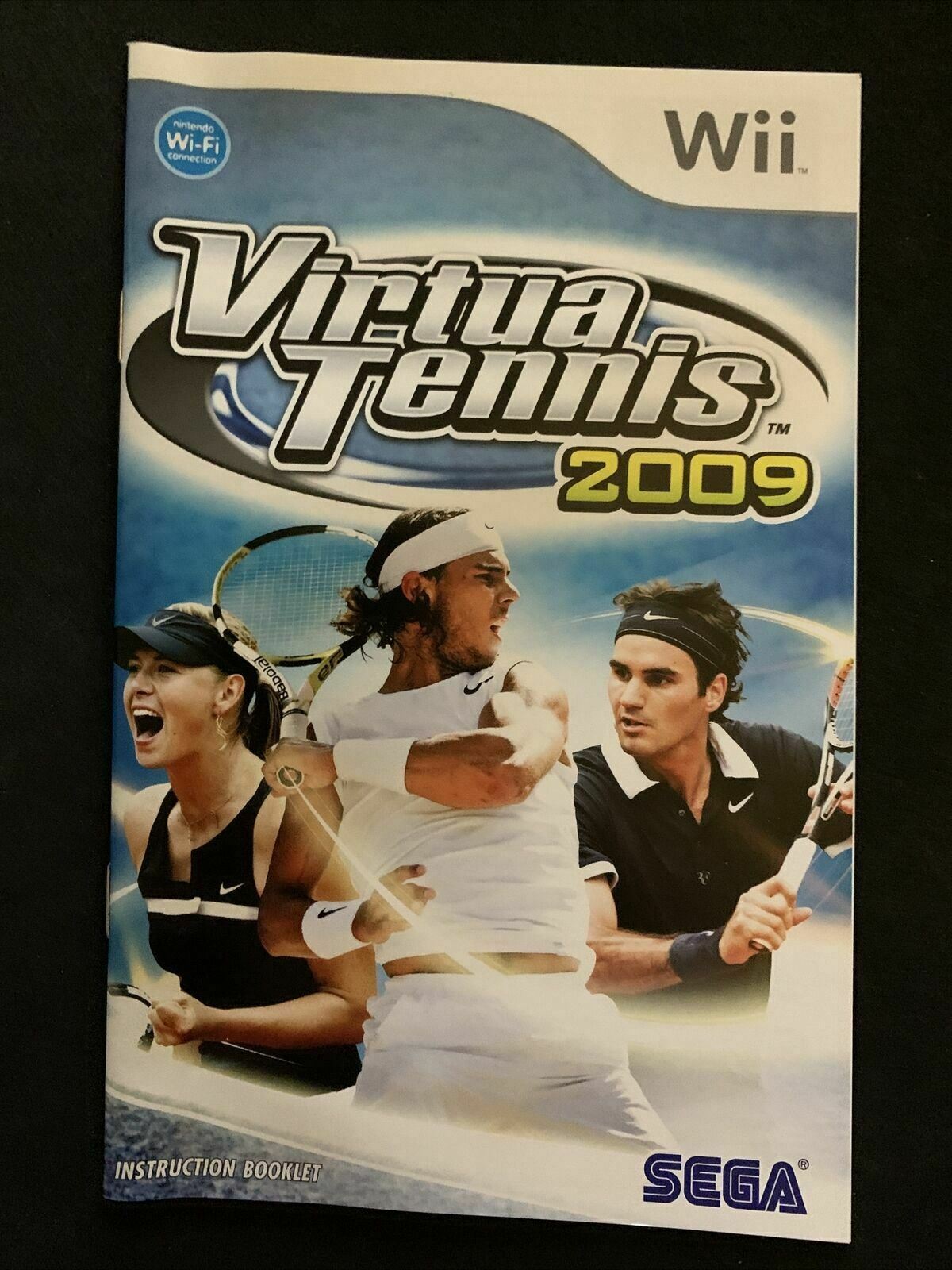 Virtua Tennis 2009 - Nintendo Wii PAL with Manual