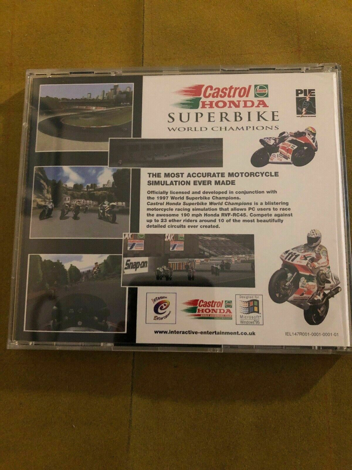 Castrol Honda: Superbike - World Champions- PC 1998 Game