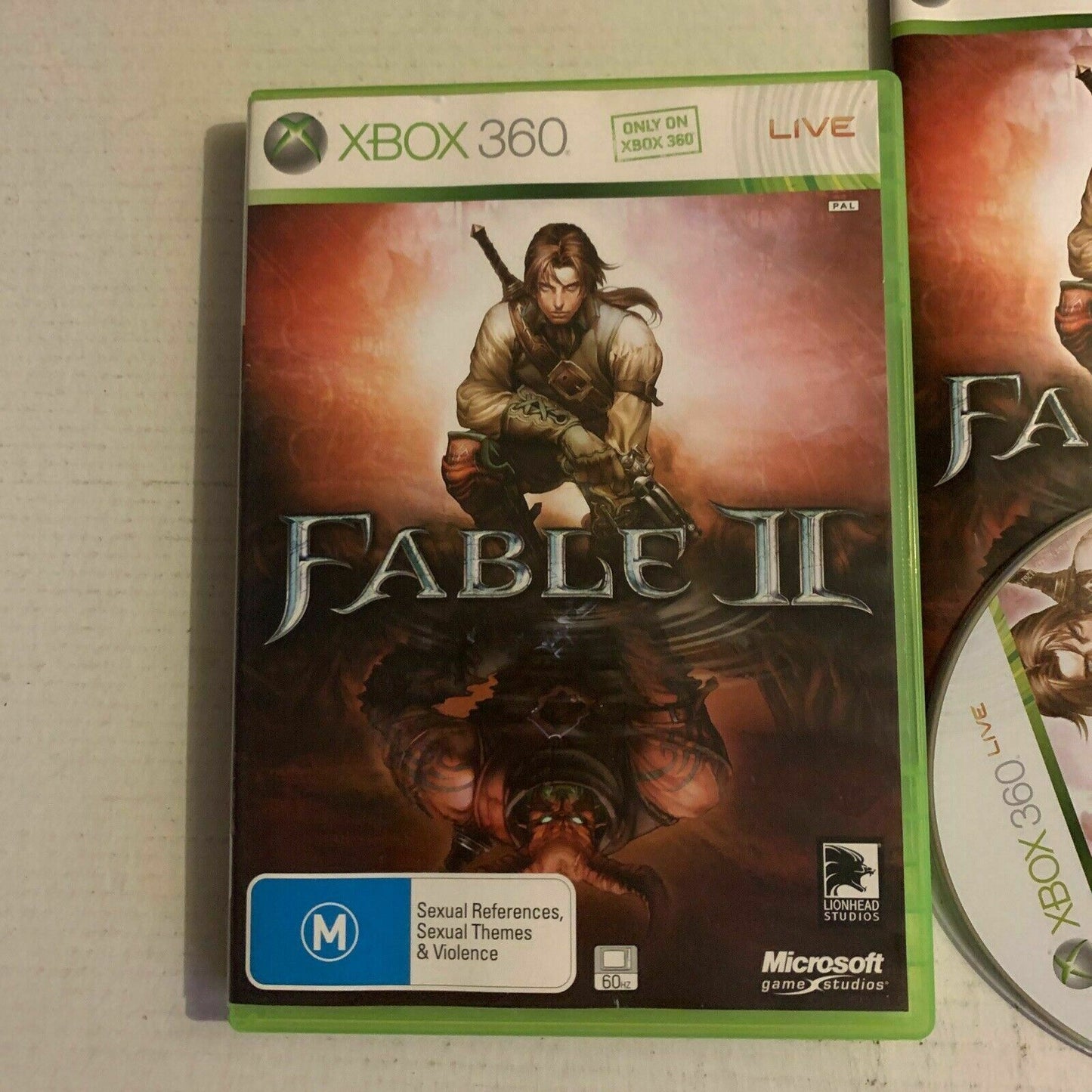 Fable II 2 - Microsoft Xbox 360 PAL Game Complete With Manual
