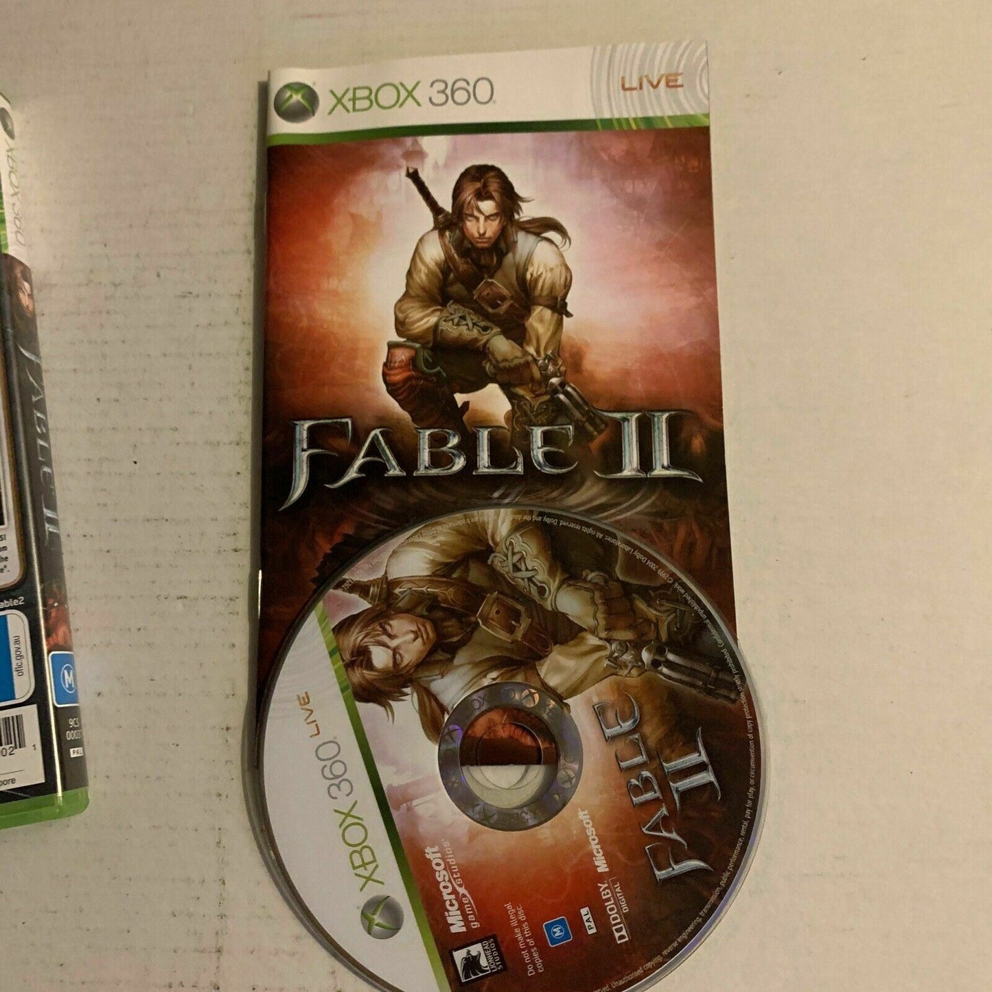 Fable II 2 - Microsoft Xbox 360 PAL Game Complete With Manual