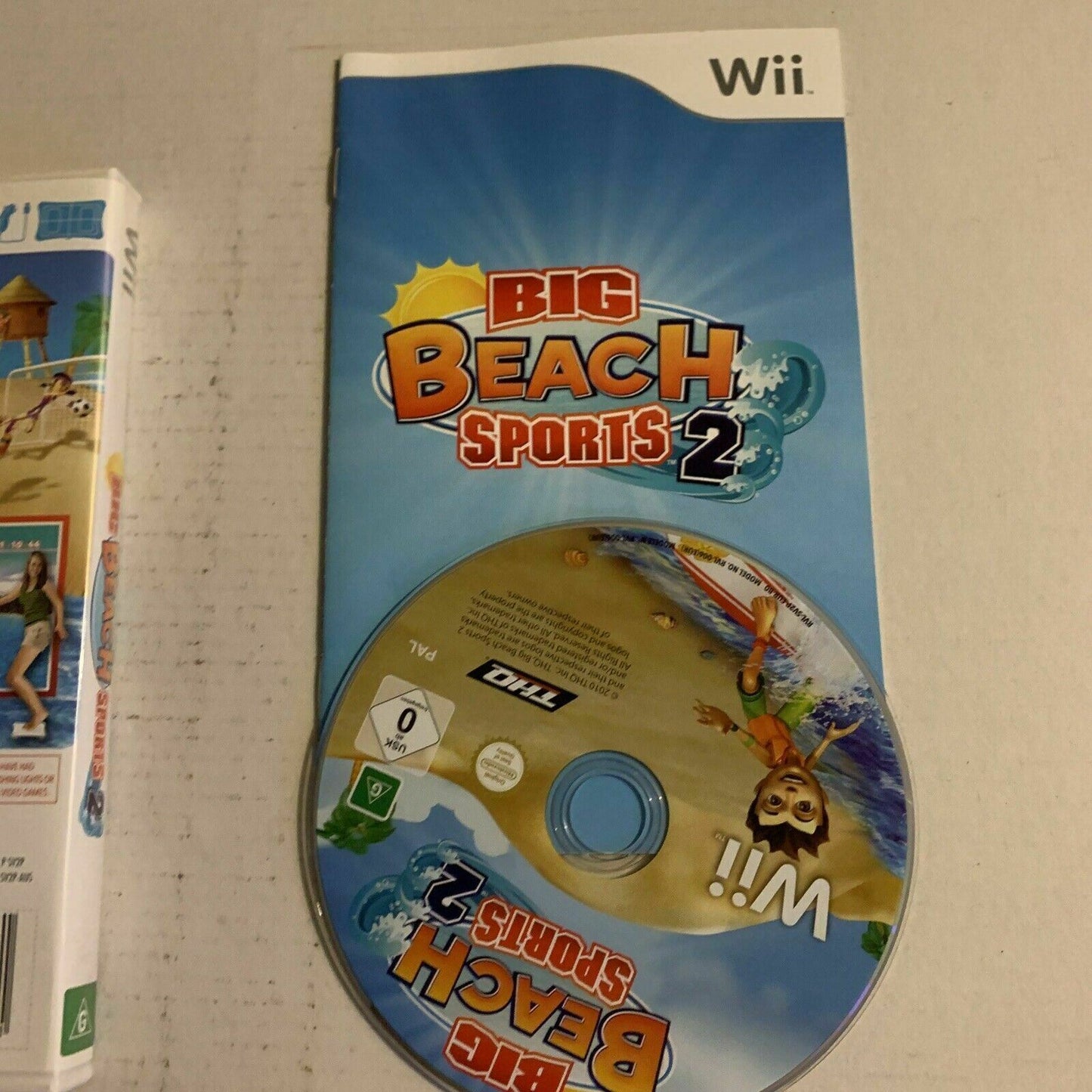 Big Beach Sports 2 - Nintendo Wii PAL Game with Manual