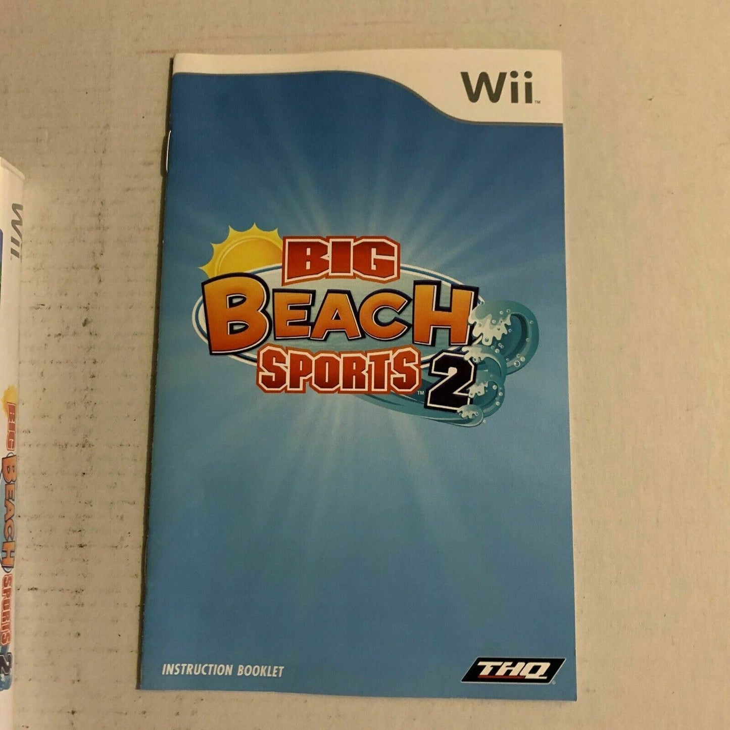 Big Beach Sports 2 - Nintendo Wii PAL Game with Manual