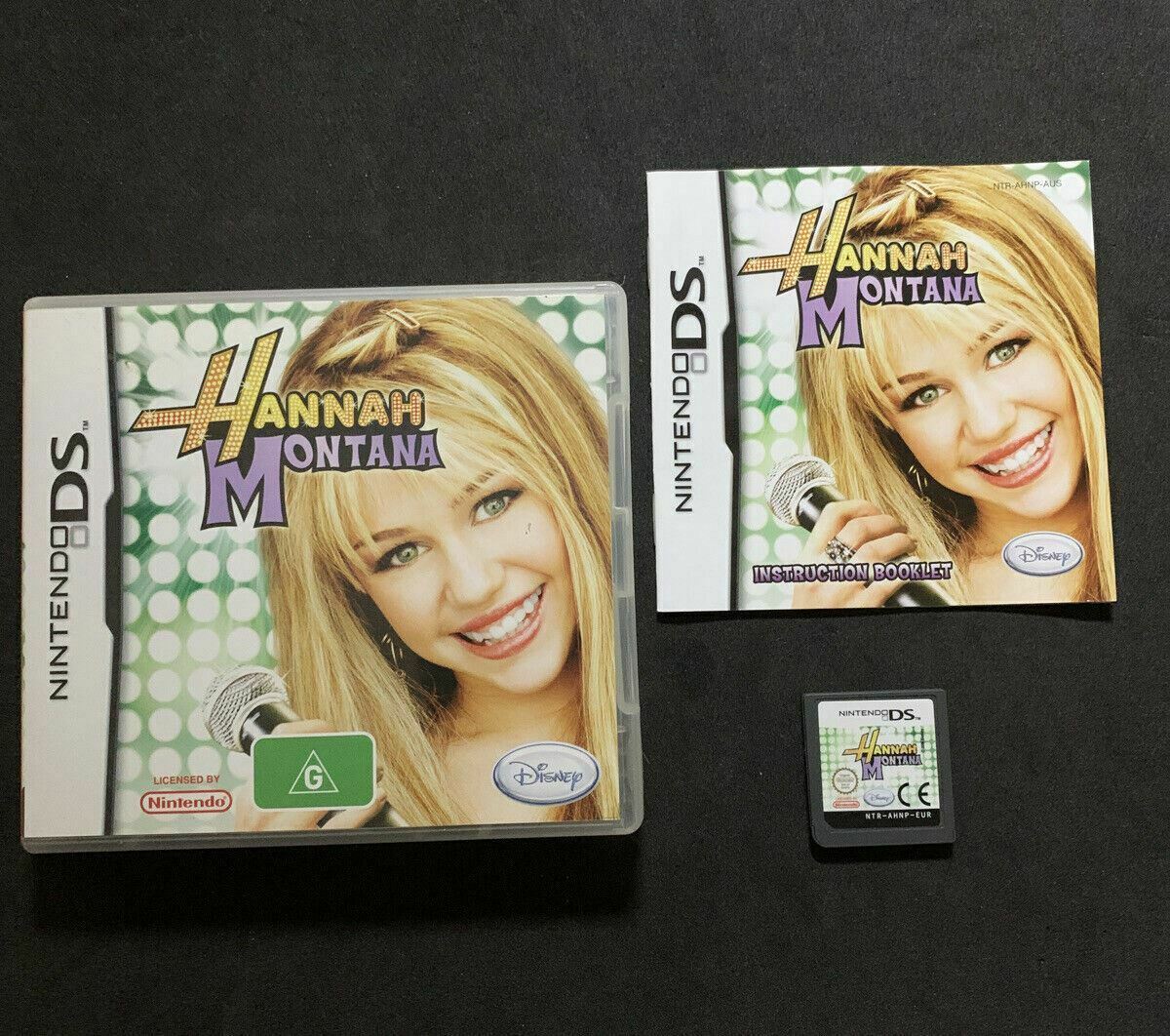 Hannah Montana - Nintendo DS NDS Game with Manual