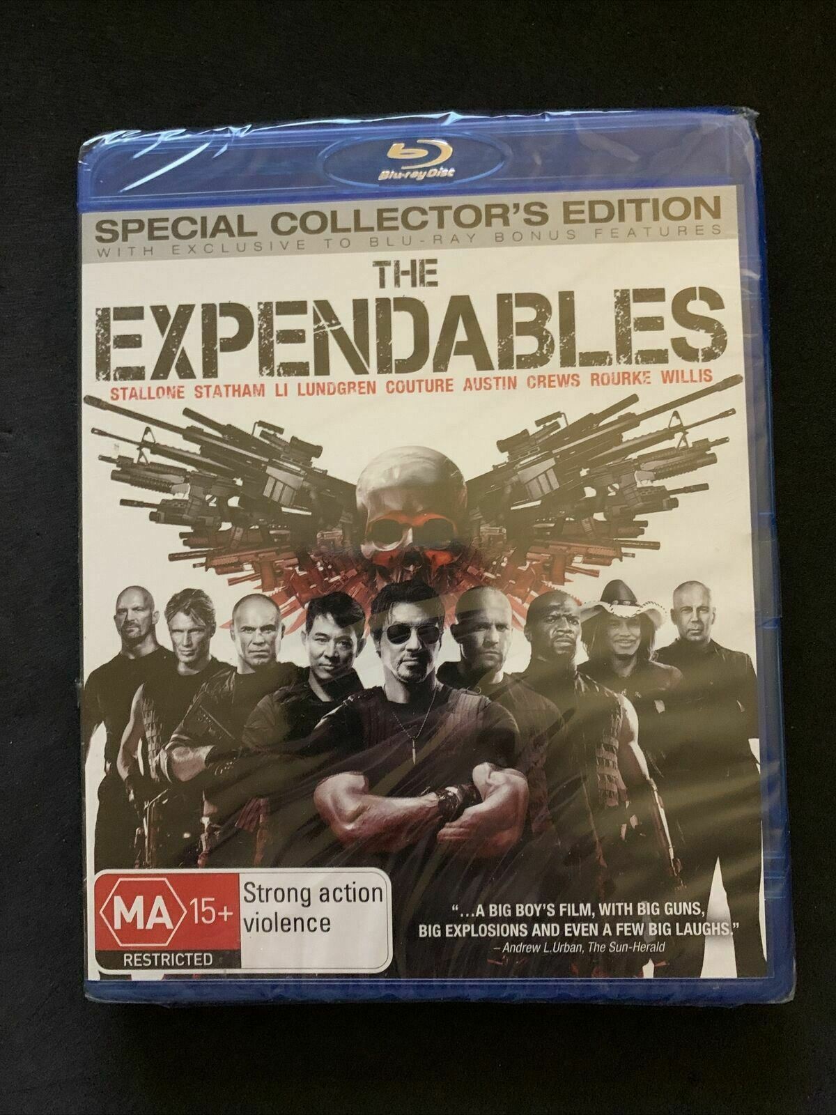 *New Sealed* The Expendables (Blu-ray, 2010) Sylvester Stallone. Region B