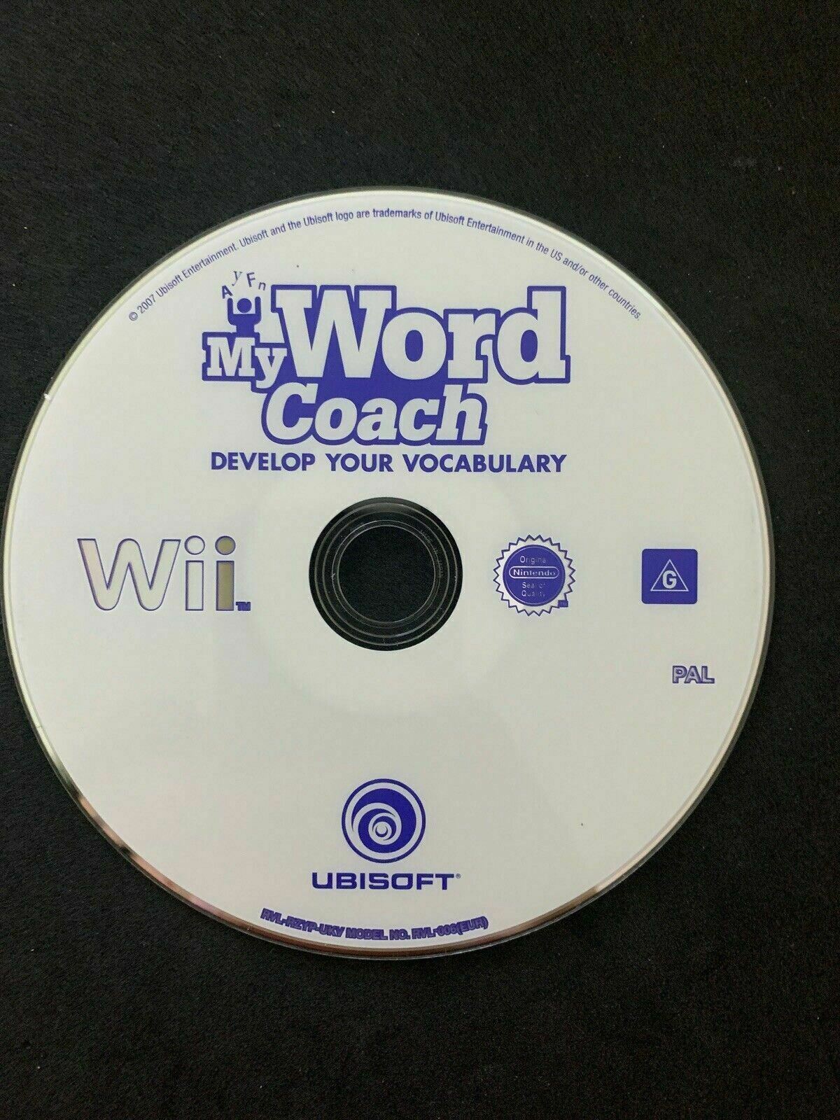 My Word Coach: Improve Your Vocabulary - Nintendo Wii PAL Game with Manual