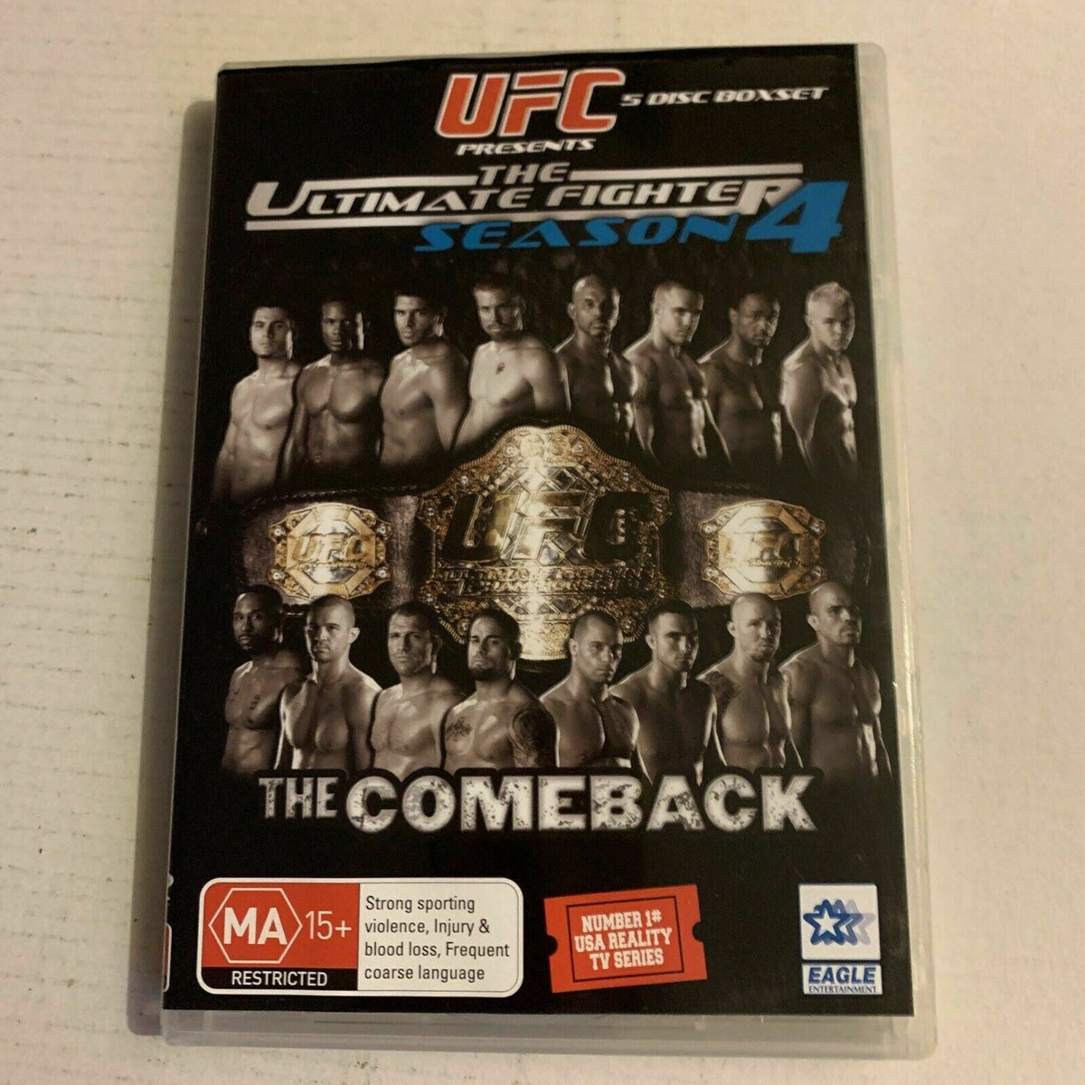 UFC Ultimate Fighter : Season 4 (DVD, 2008) Randy Couture. Region 4