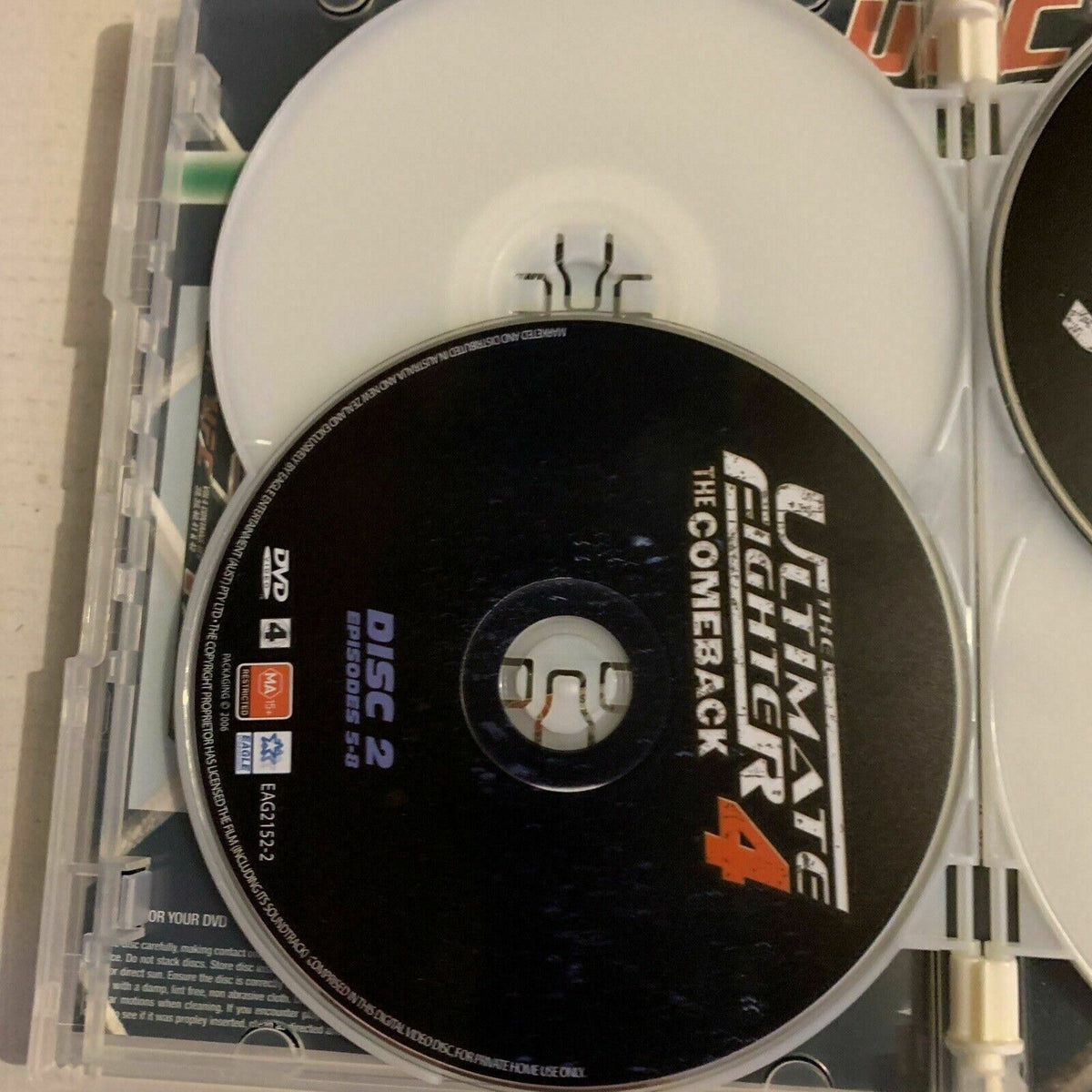 UFC Ultimate Fighter : Season 4 (DVD, 2008) Randy Couture. Region 4
