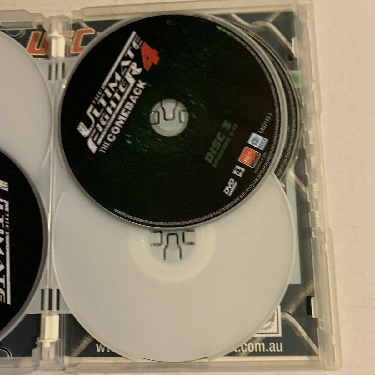 UFC Ultimate Fighter : Season 4 (DVD, 2008) Randy Couture. Region 4