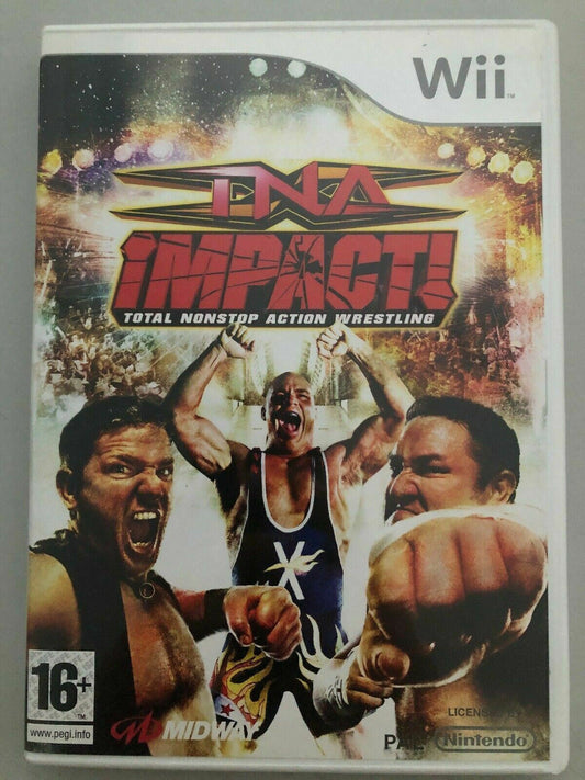 TNA Impact! Total Nonstop Action - Nintendo Wii Wrestling PAL Game
