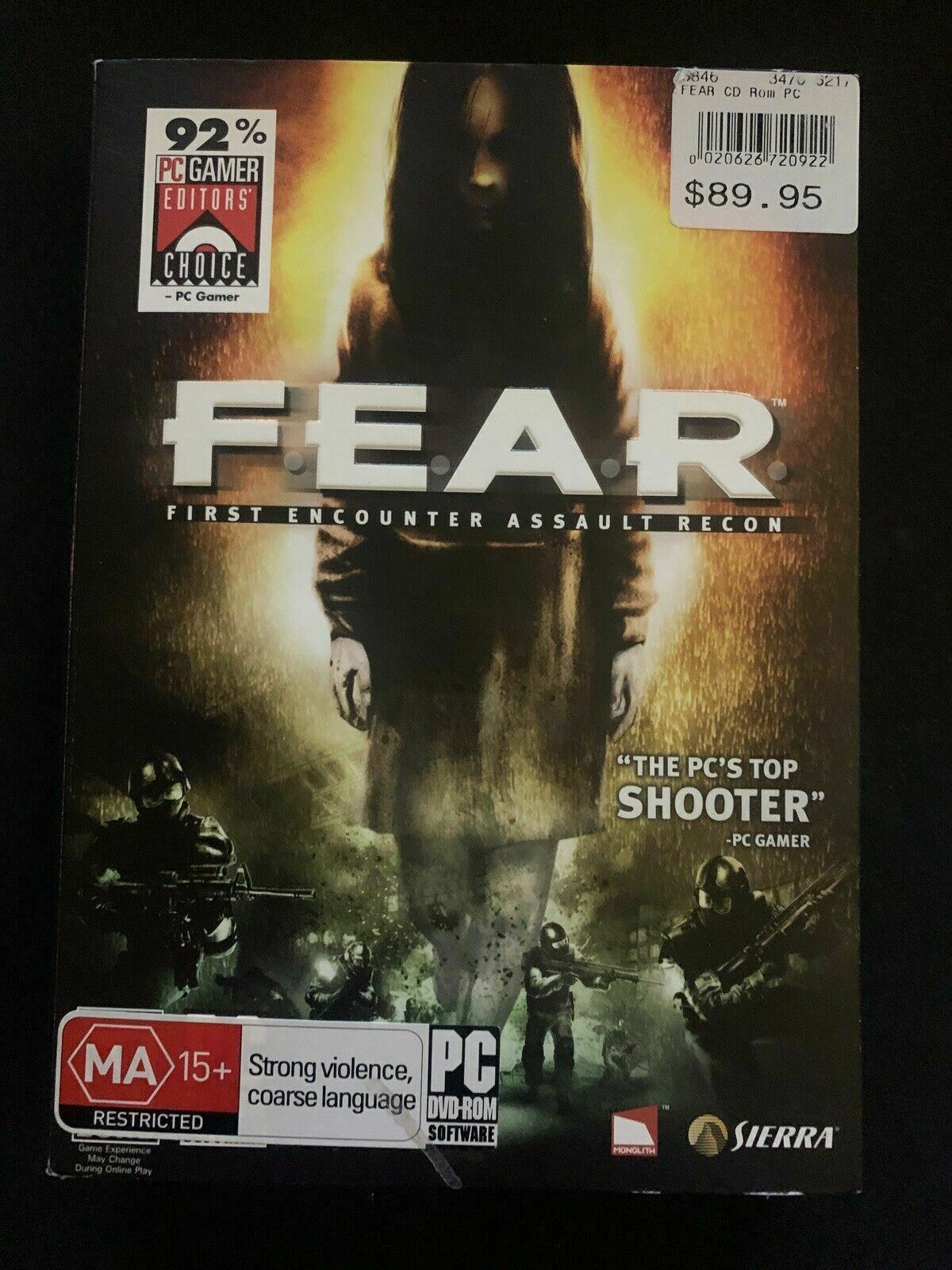 FEAR First Encounter Assault Recon - PC Windows Shooter Game