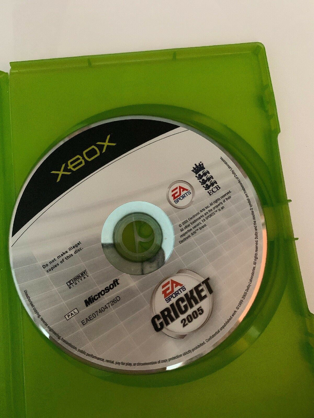 Cricket 2005 - Microsoft Xbox PAL Game 2005