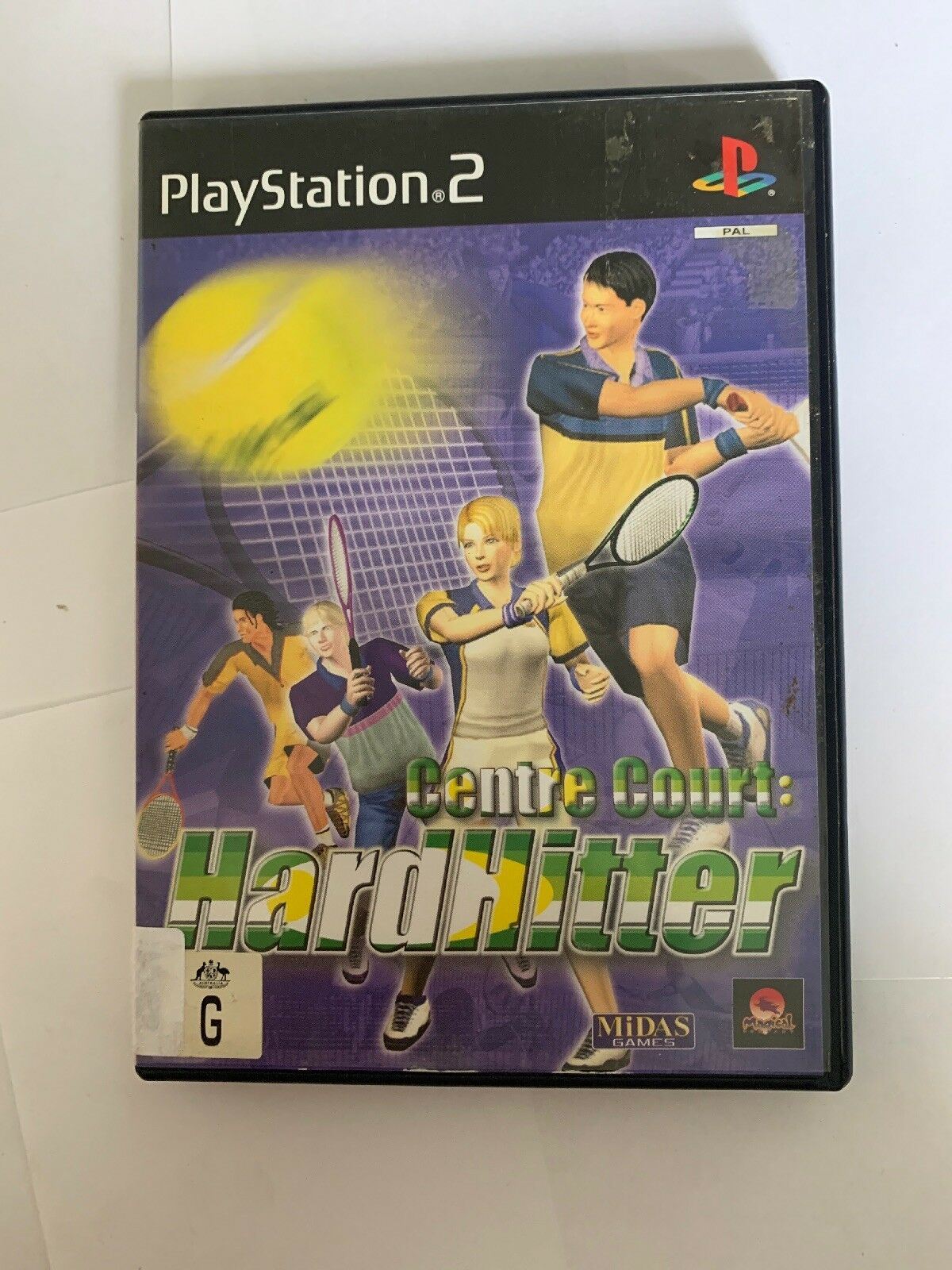 Centre Court: Hard Hitter - Sony Playstation 2 PS2 PAL Tennis Game