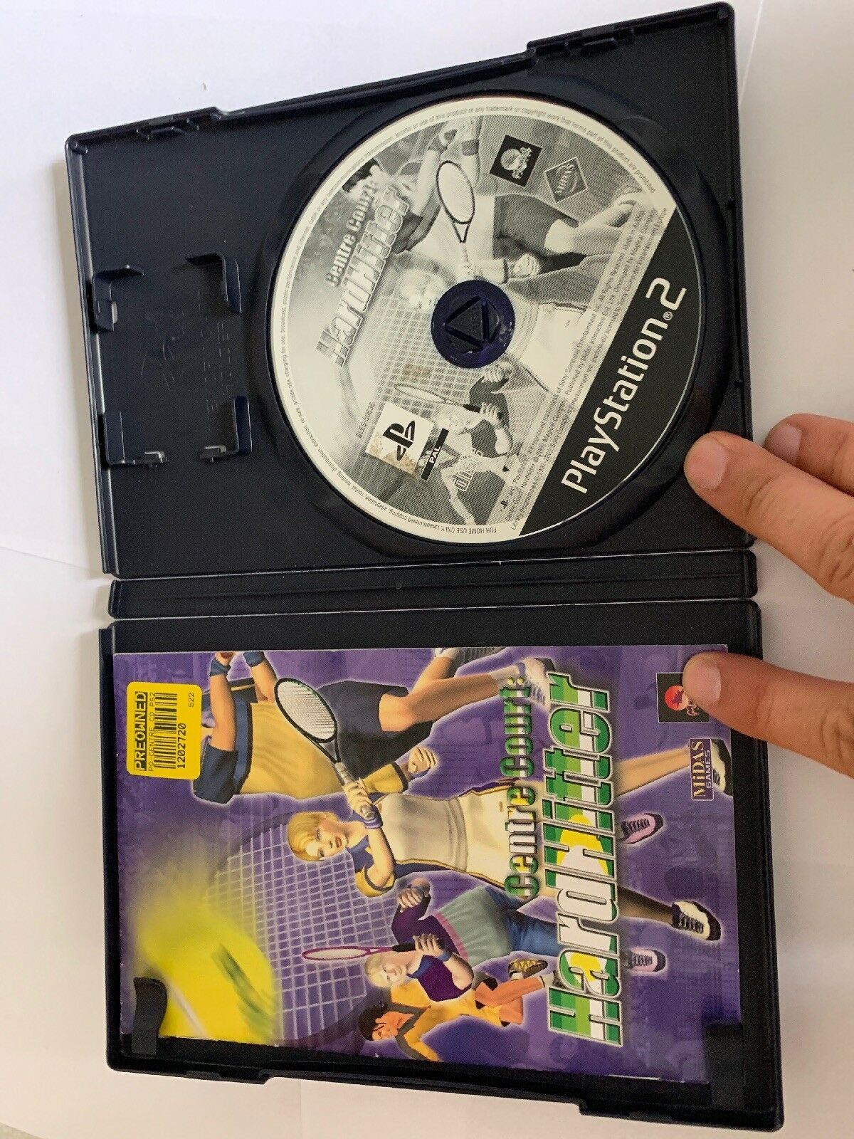 Centre Court: Hard Hitter - Sony Playstation 2 PS2 PAL Tennis Game