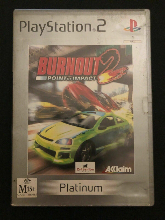 Burnout 2: Point Of Impact - Sony Playstation 2 PS2 PAL Classic Racing Game