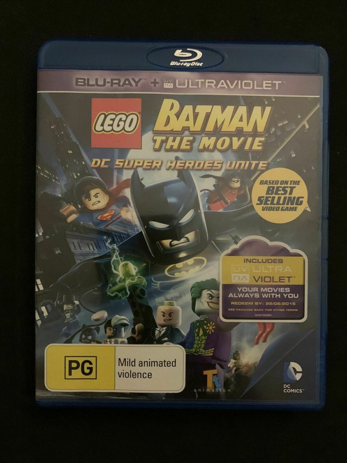 The Lego Movie & Batman The Movie (Blu-ray, 2-Disc, 2014) Region B