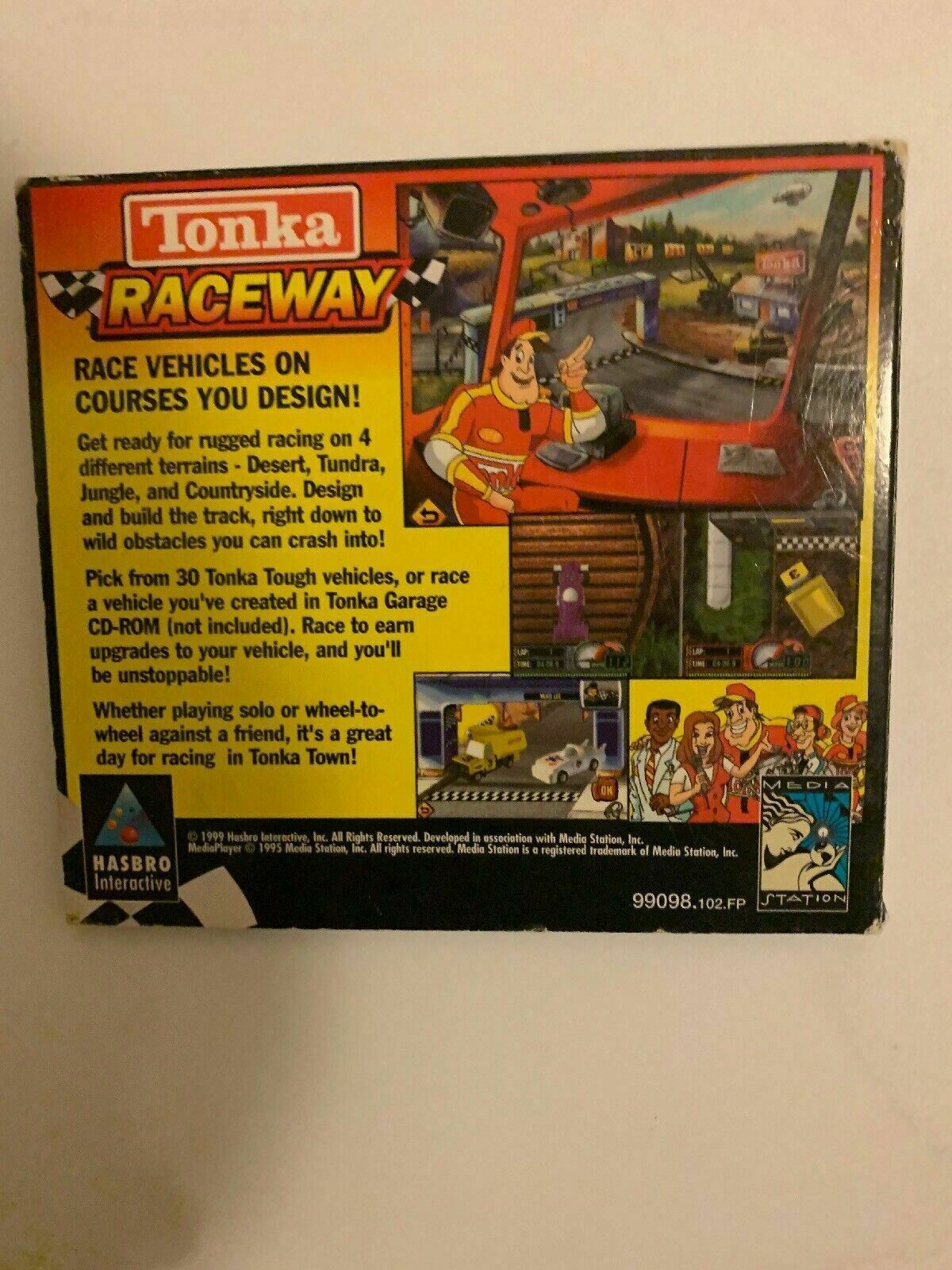 Tonka Raceway (1999) PC Cdrom Vintage Game