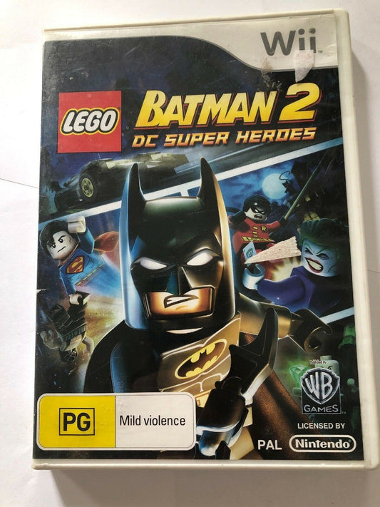 LEGO Batman 2: DC Super Heroes - Nintendo Wii PAL Game with Manual