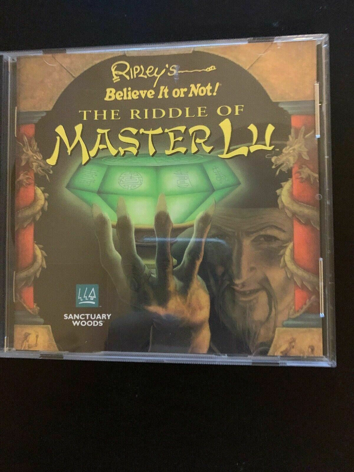 Ripley's Believe It Or Not! The Riddle Of Master Lu - PC CD-ROM with Manual 1995